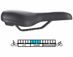 Top 10 😀 BBB BSD-112 SportPlus Memory Foam Touring Saddle - Black - 185mm ❤️ -Saddles store BSD 112 3